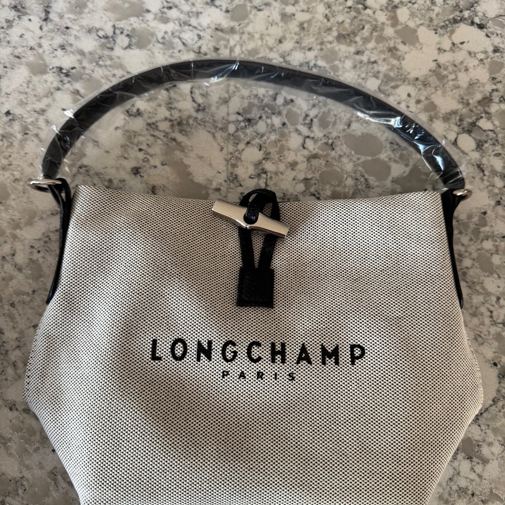 LONGCHAMP PARIS TOILE CROSSBODY BAG